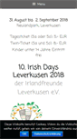 Mobile Screenshot of irish-days.de