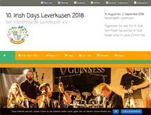 Tablet Screenshot of irish-days.de